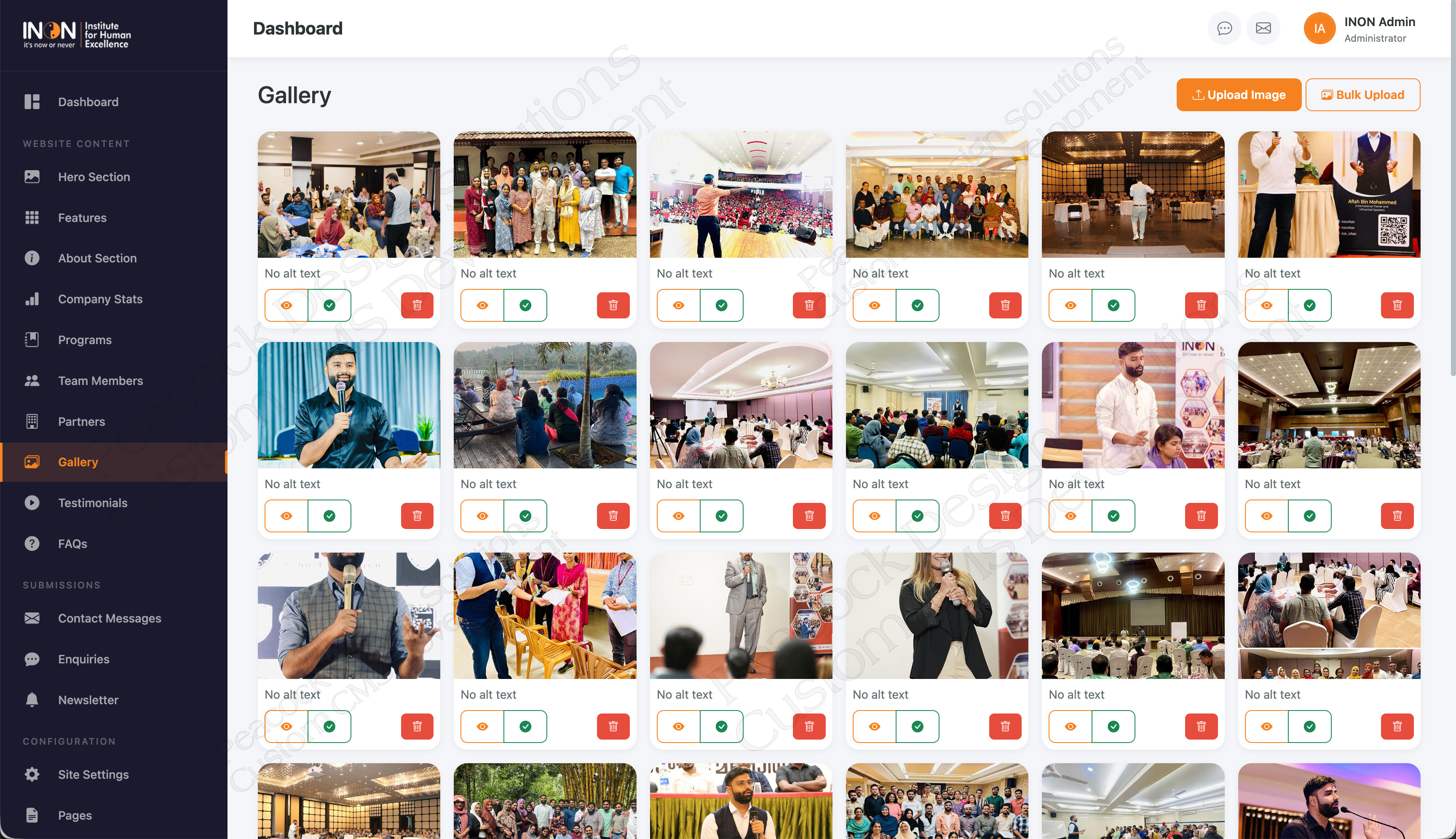 INON Institute CMS Gallery Manager