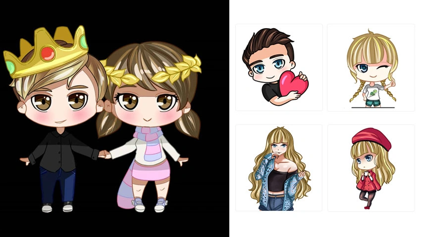 Custom Chibi Portrait Illustration