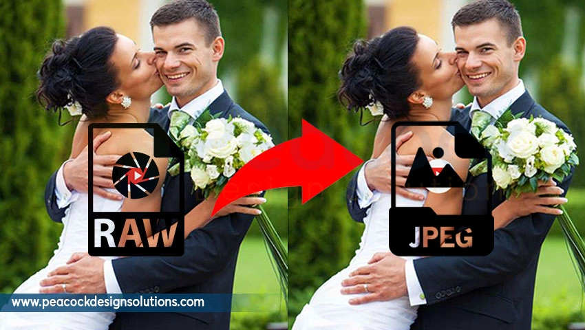 Convert raw to jpeg image