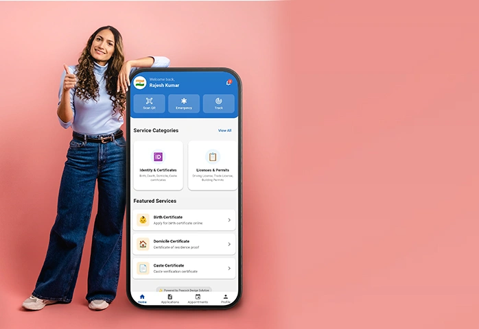 Government and citizen service app development