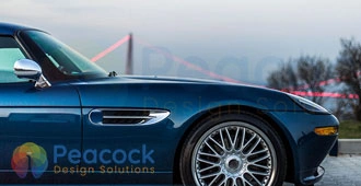 Peacock Design Solutions branding logo for web and mobile services
