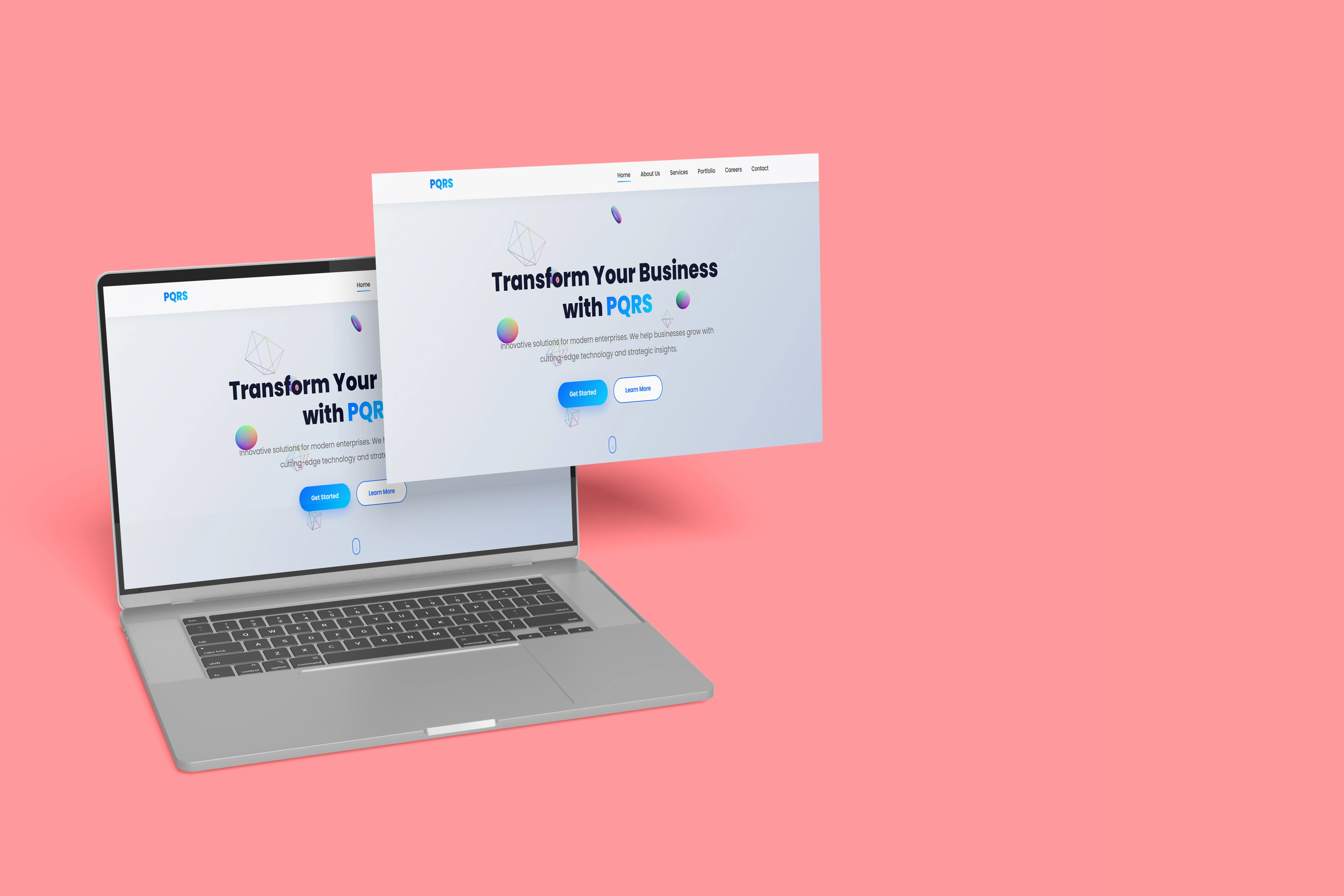 Informational website design